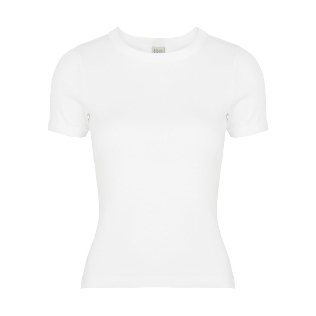 Car Cotton T-shirt - White - S