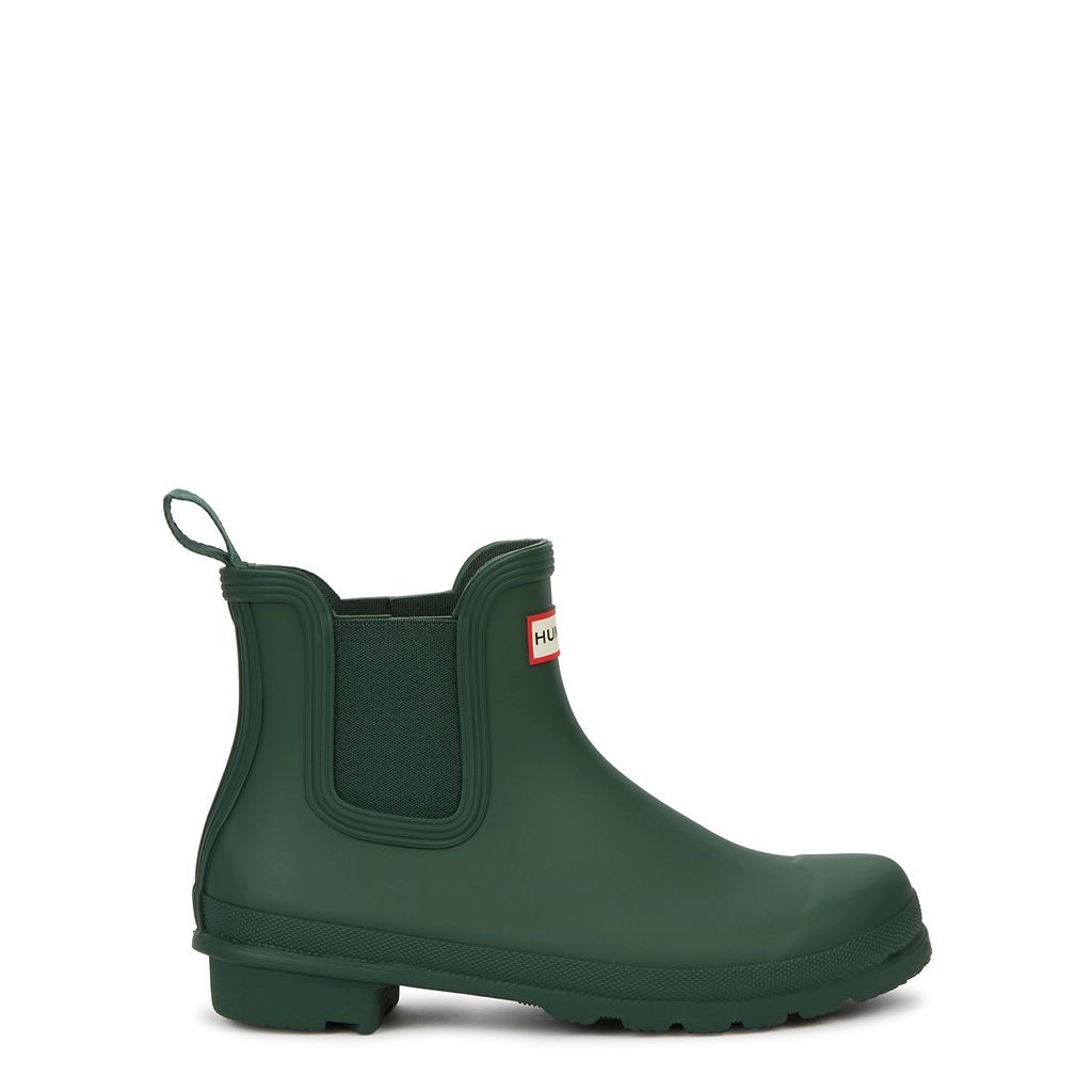 Original Green Rubber Chelsea Boots - 6