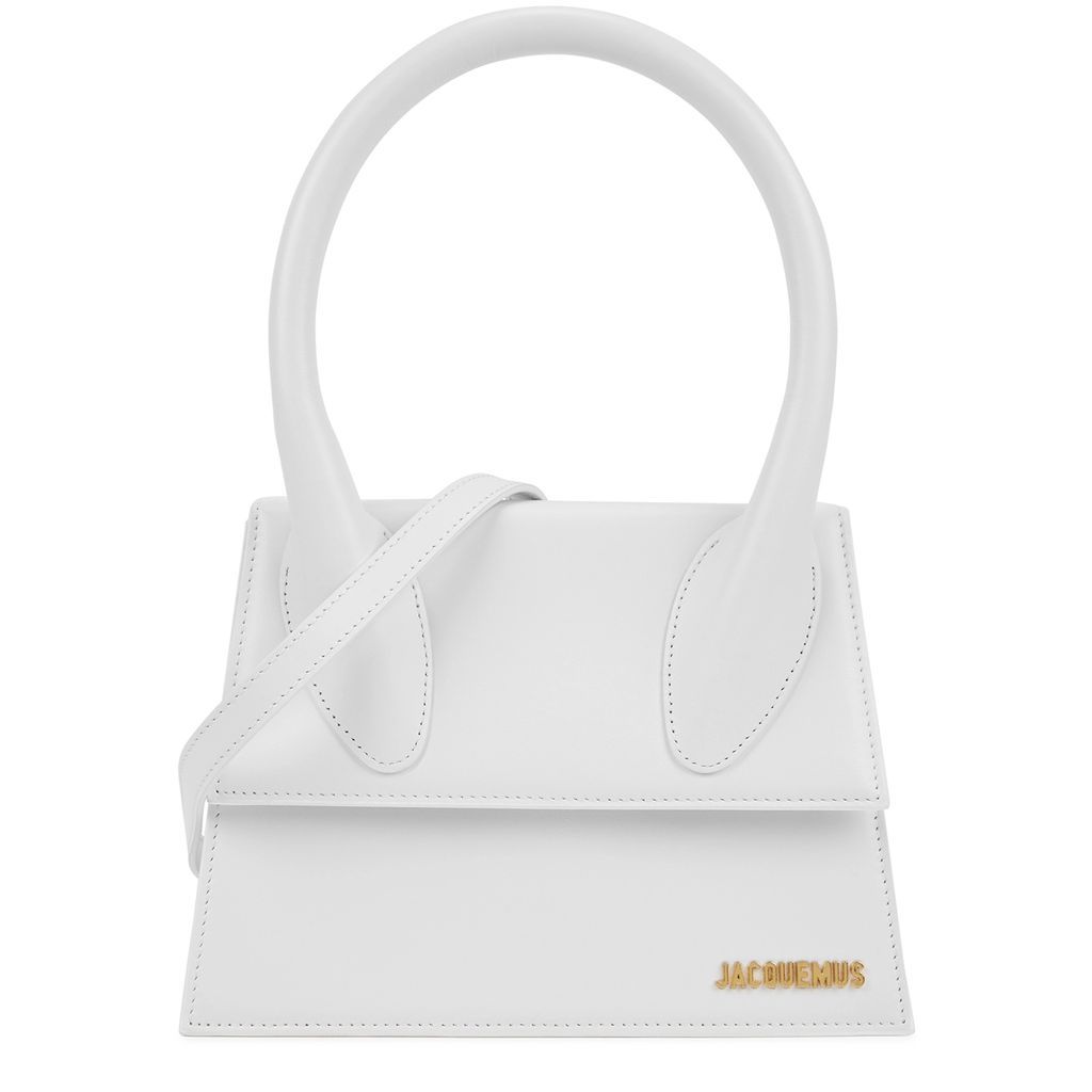 Le Grand Chiquito Leather Handle Bag, top Handle Bag, White
