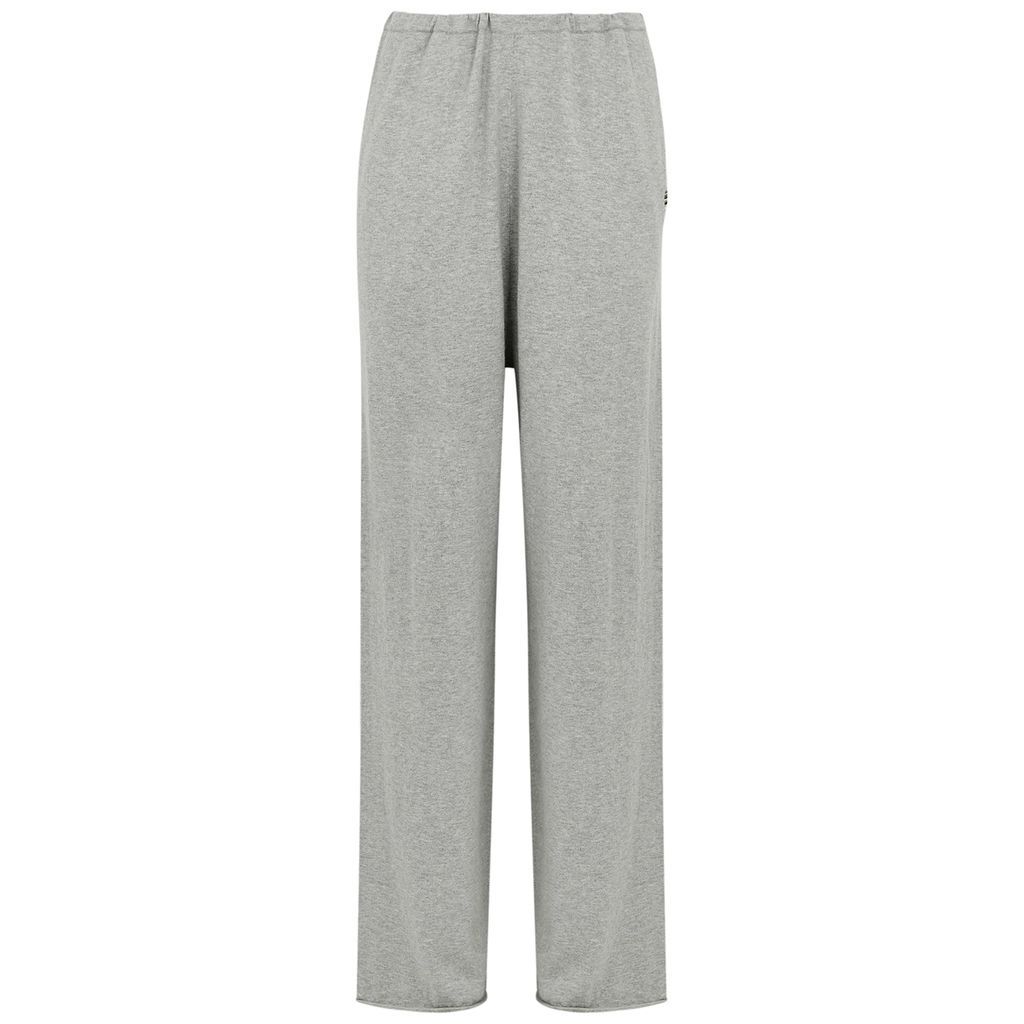 N°278 Judo Cotton And Cashmere-blend Trousers - Grey - One Size