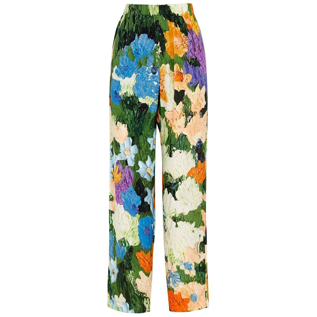 Fatou Floral-print Trousers - Multicoloured - L