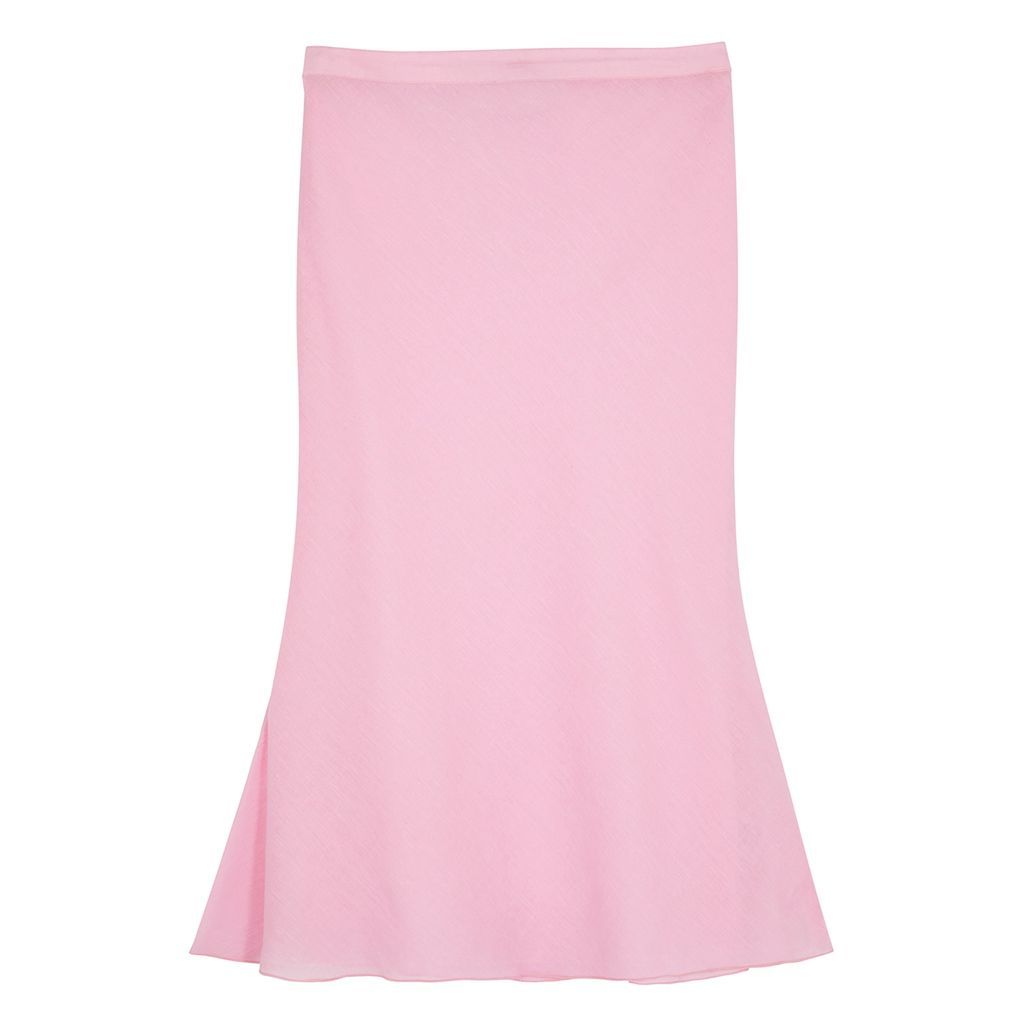 Cala Cotton Midi Skirt - Pink - L