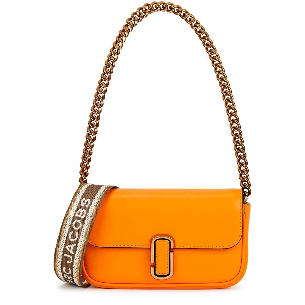 The J Marc Mini Leather Shoulder Bag - Orange