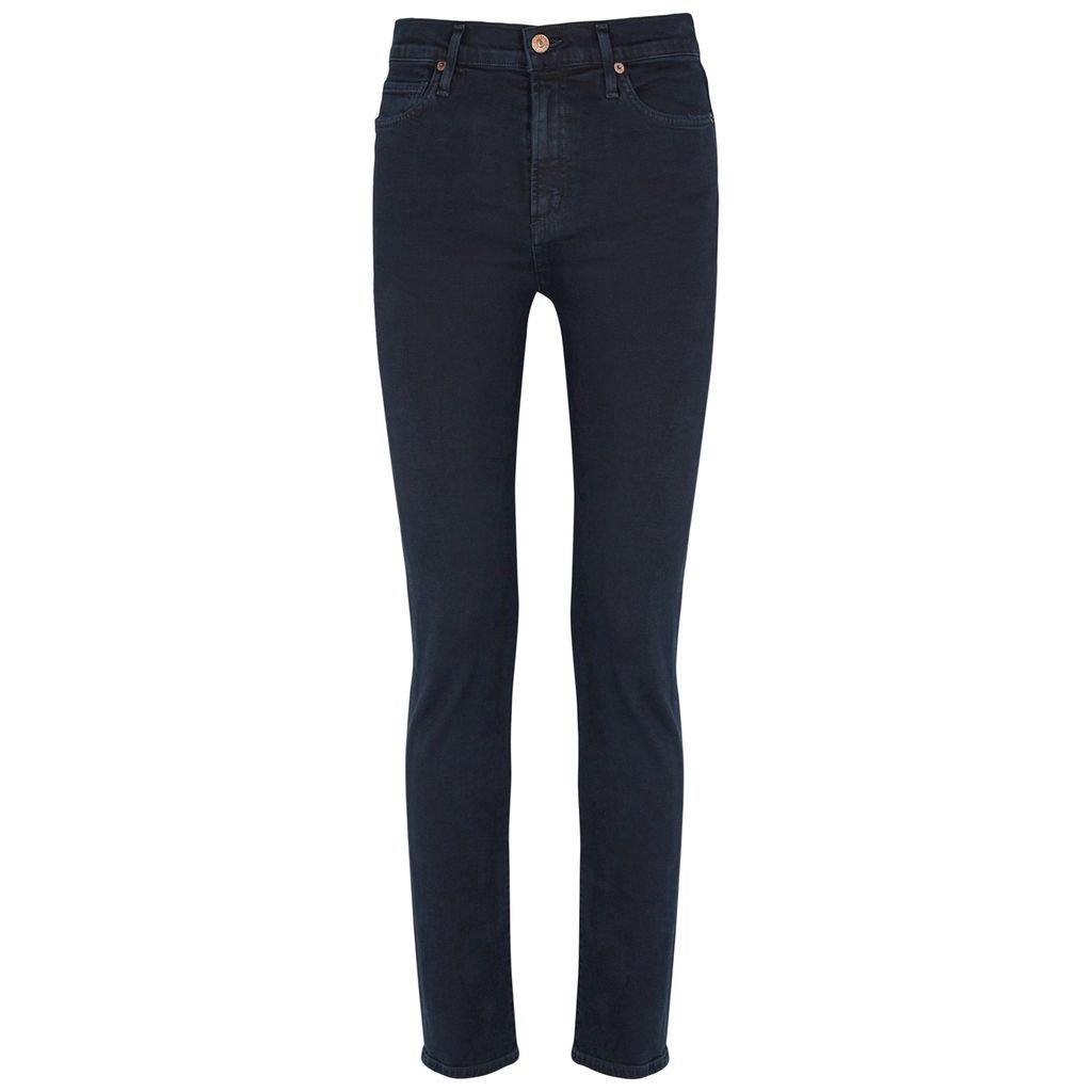 Harlow Indigo Slim-leg Jeans - Nearly Black - W23