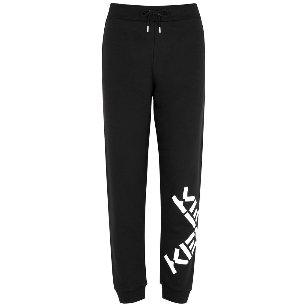 Black Logo Cotton-blend Sweatpants - S