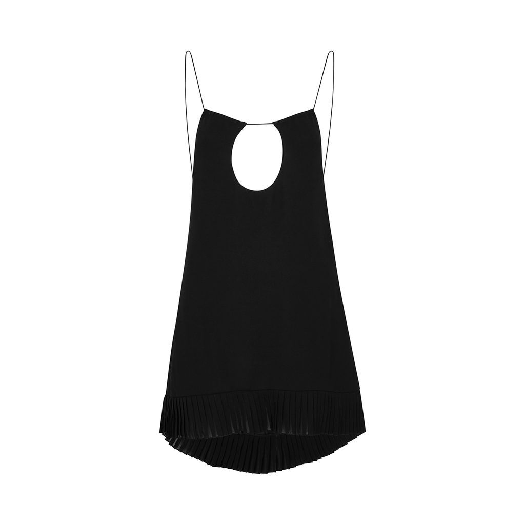 Black Cut-out Mini Dress - 8