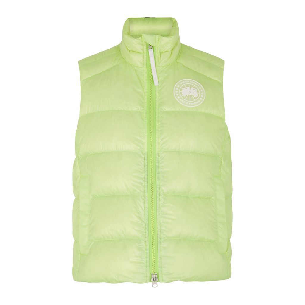 Cypress Neon Green Quilted Shell Gilet, Gilet, Lime - S