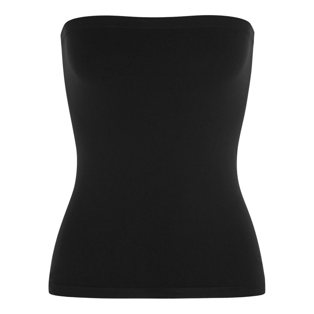 Fatal Jersey Bandeau Top - Black - L