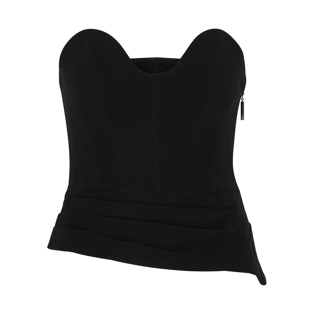Cute Intentions Strapless Corset Top - Black - 8