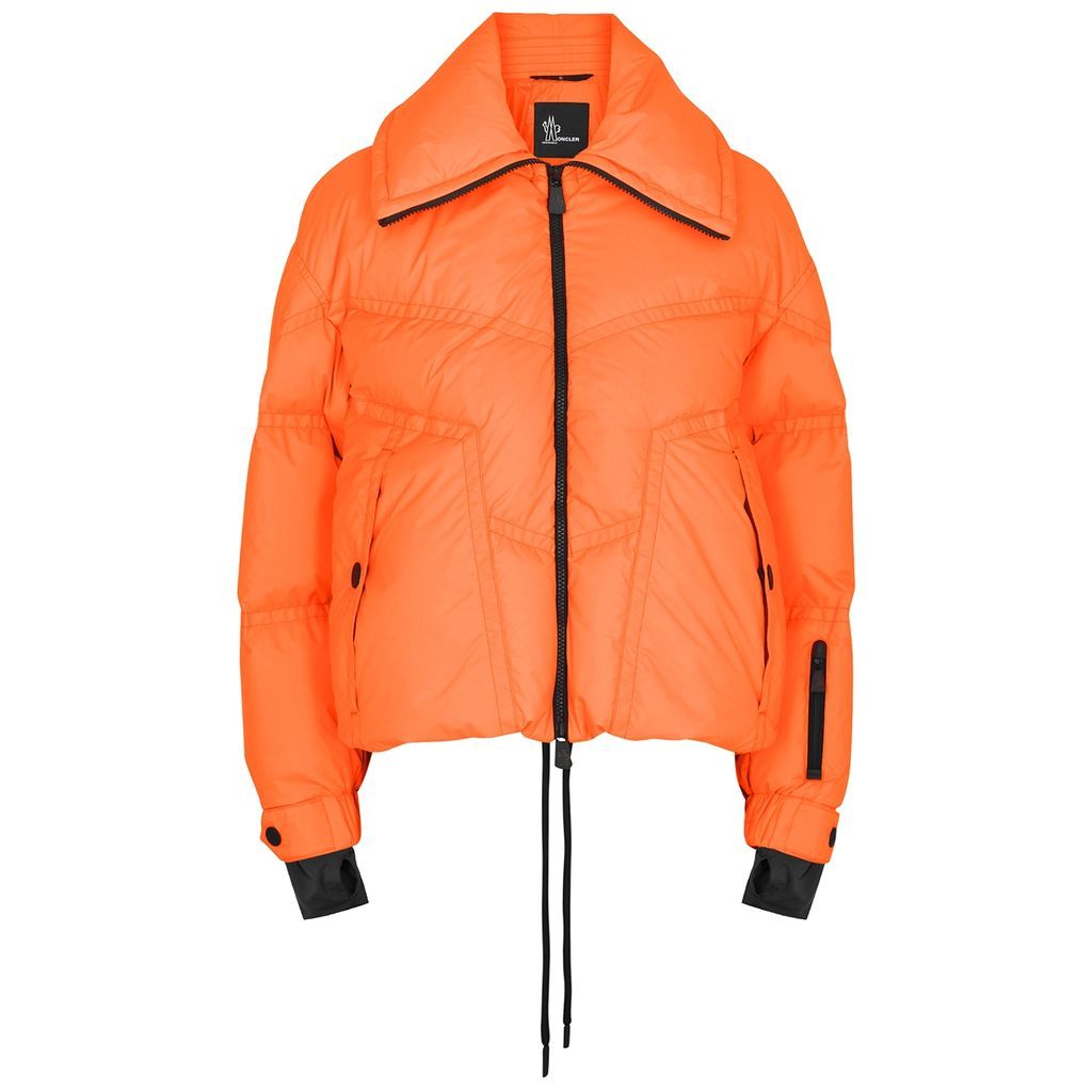 Cluses Quilted Shell Jacket - Orange - 1