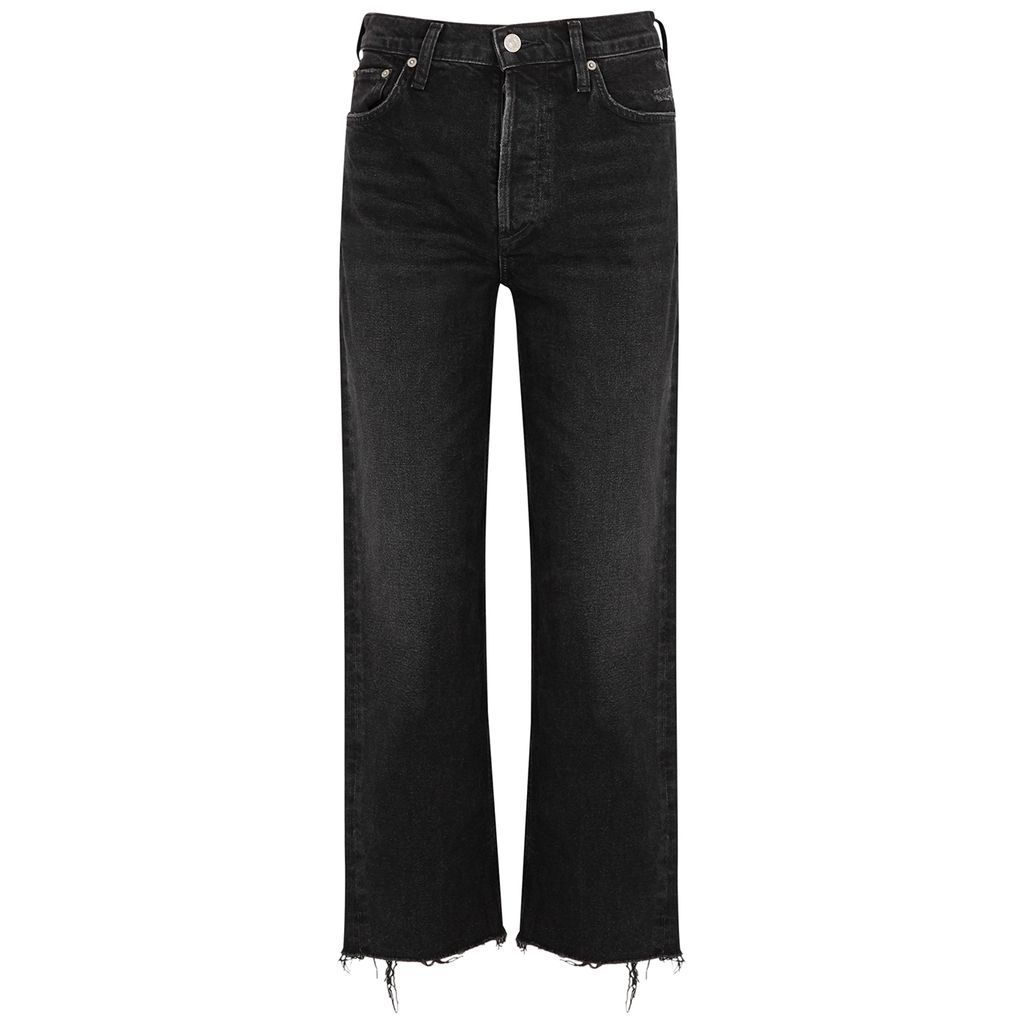 Florence Black Wide-leg Jeans - W29