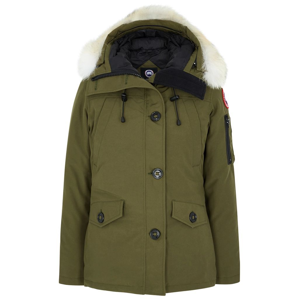 Montebello Fur-trimmed Arctic-Tech Parka, Coat, Khaki - Green - L