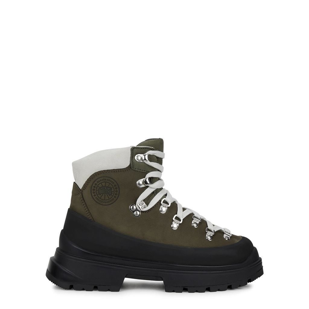 Journey Nubuck Ankle Boots - Khaki - 5
