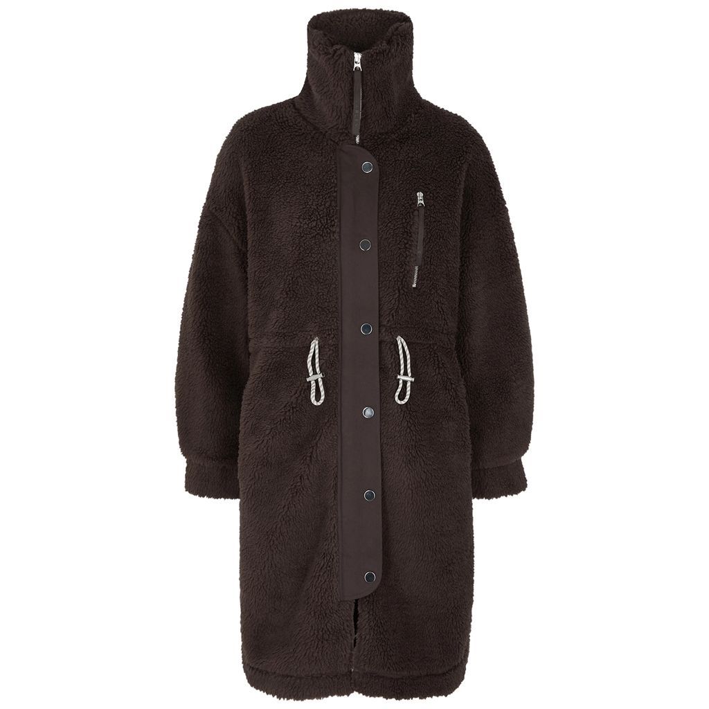 Jones Faux Shearling Coat - Brown - L