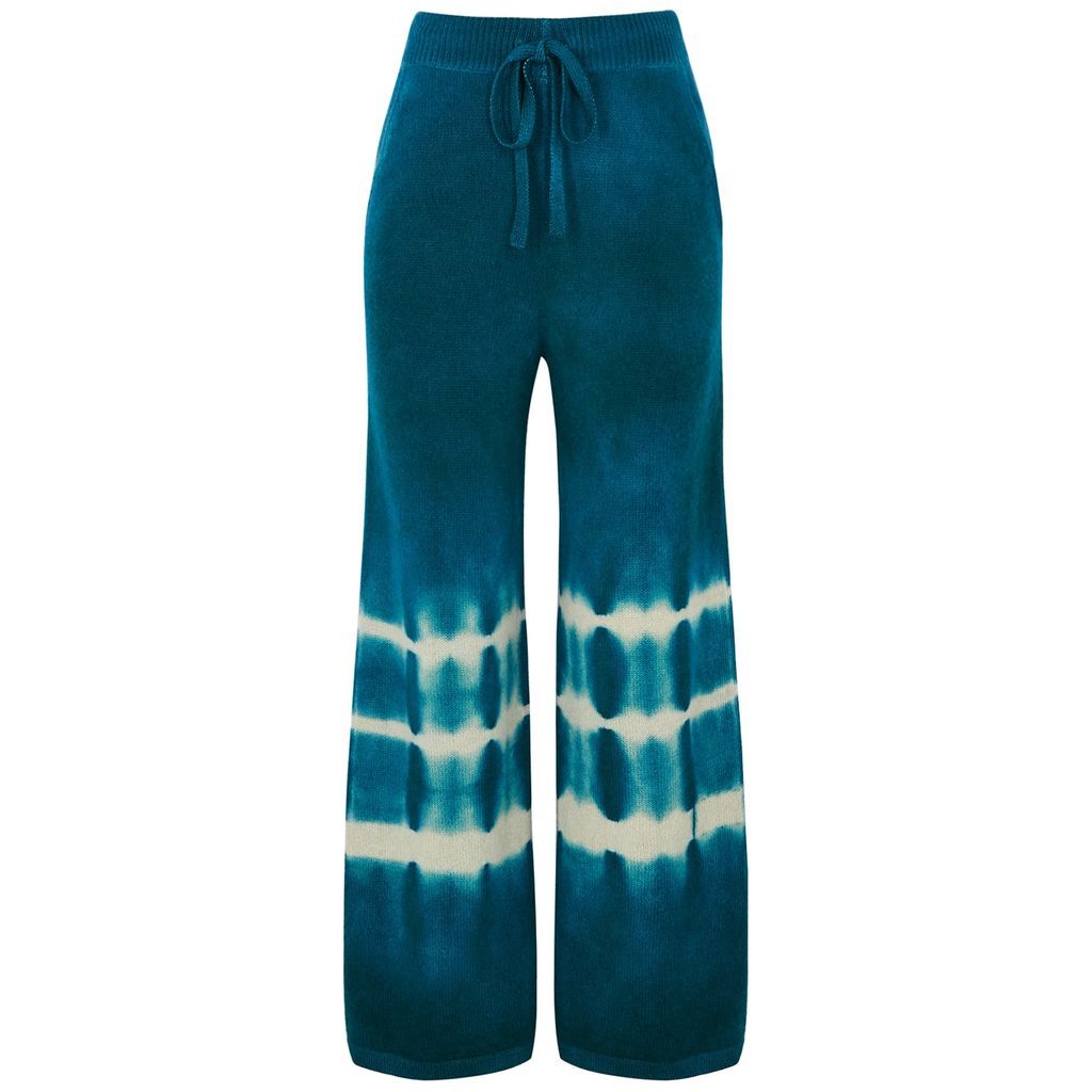 Vision Tie-dyed Cashmere Trousers - Green - S