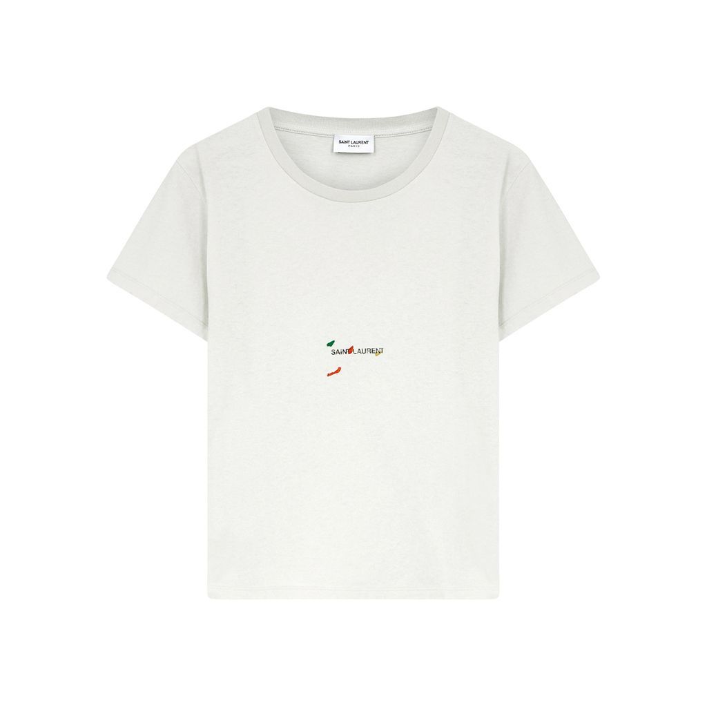 X Bruno V.Roels Off-white Logo Cotton T-shirt - Multicoloured - S