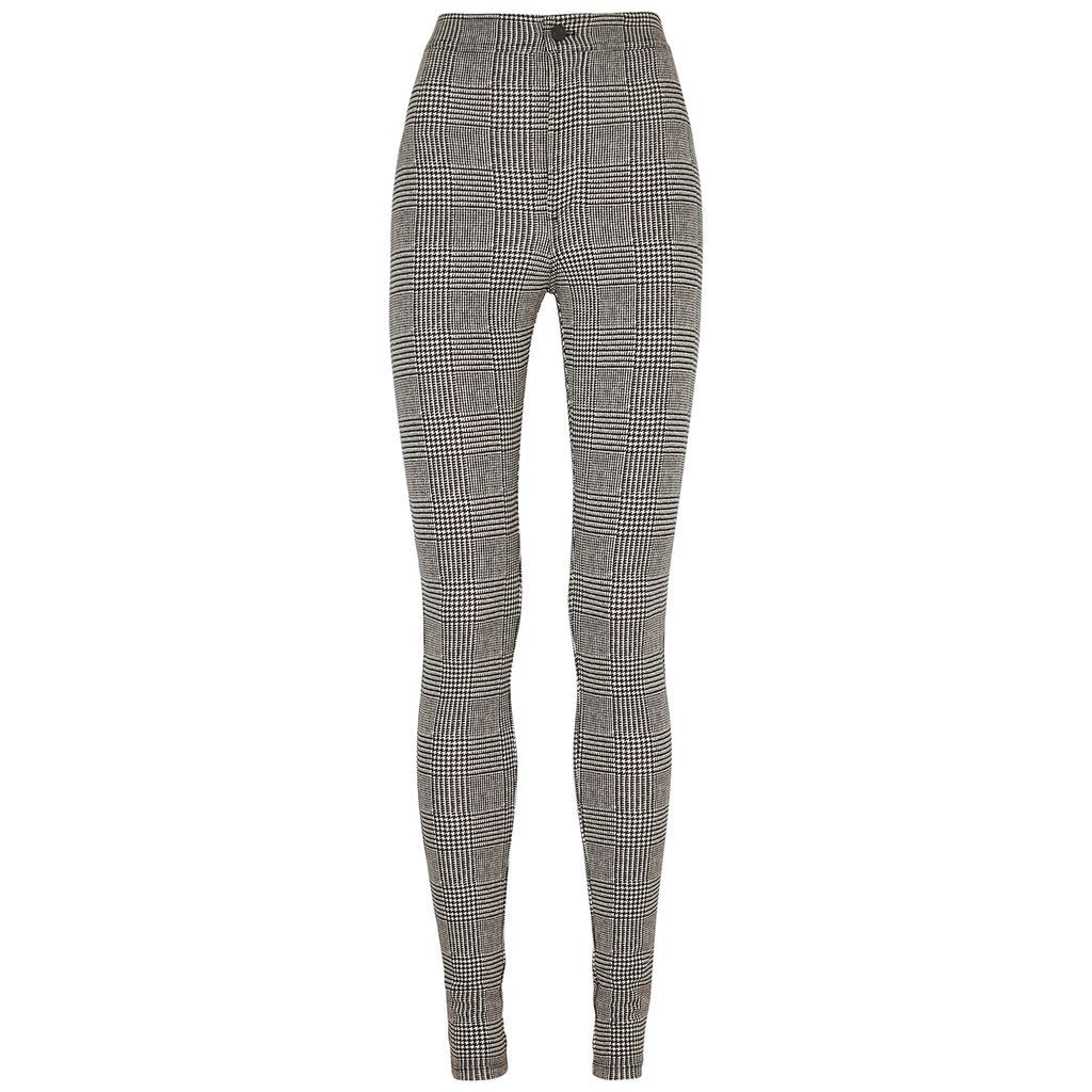 Monochrome Houndstooth Trousers - Grey - 10