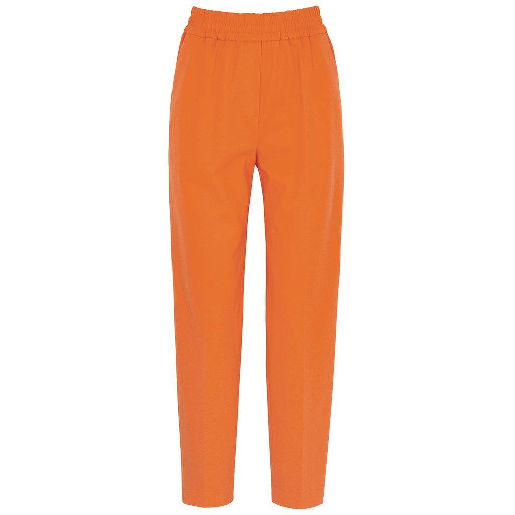 Techno Stretch-jersey Sweatpants - Orange - 8
