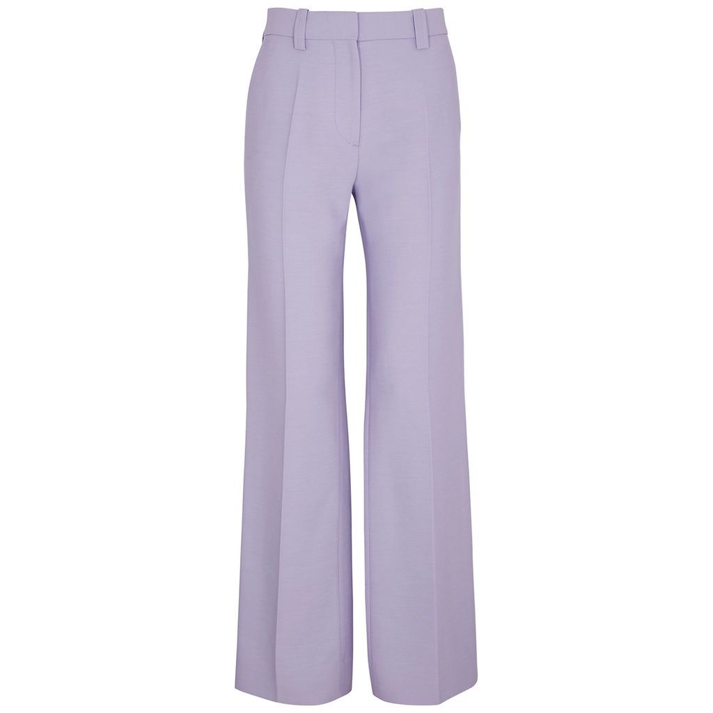 Straight-leg Woven Trousers - Lilac - 12