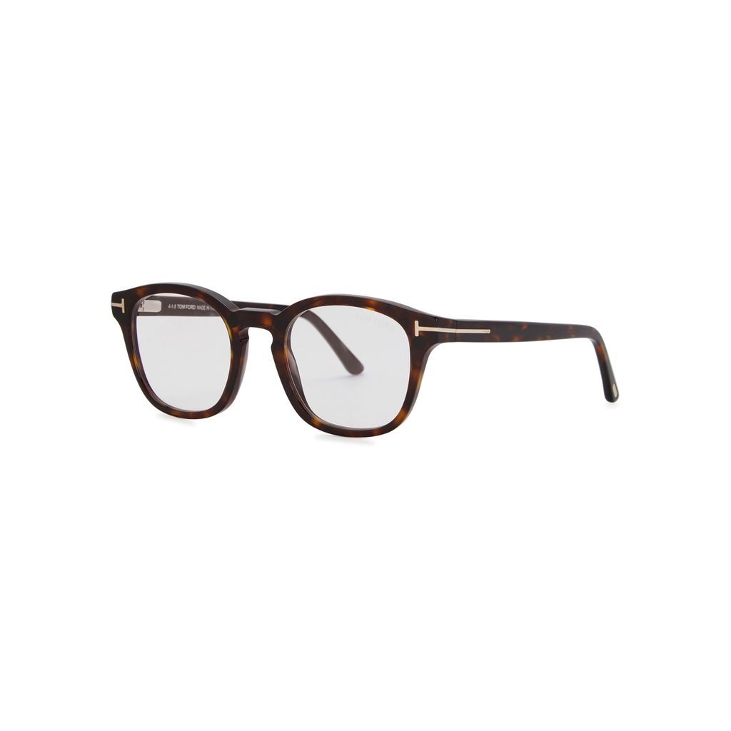 Tortoiseshell Wayfarer-style Optical Glasses - Brown