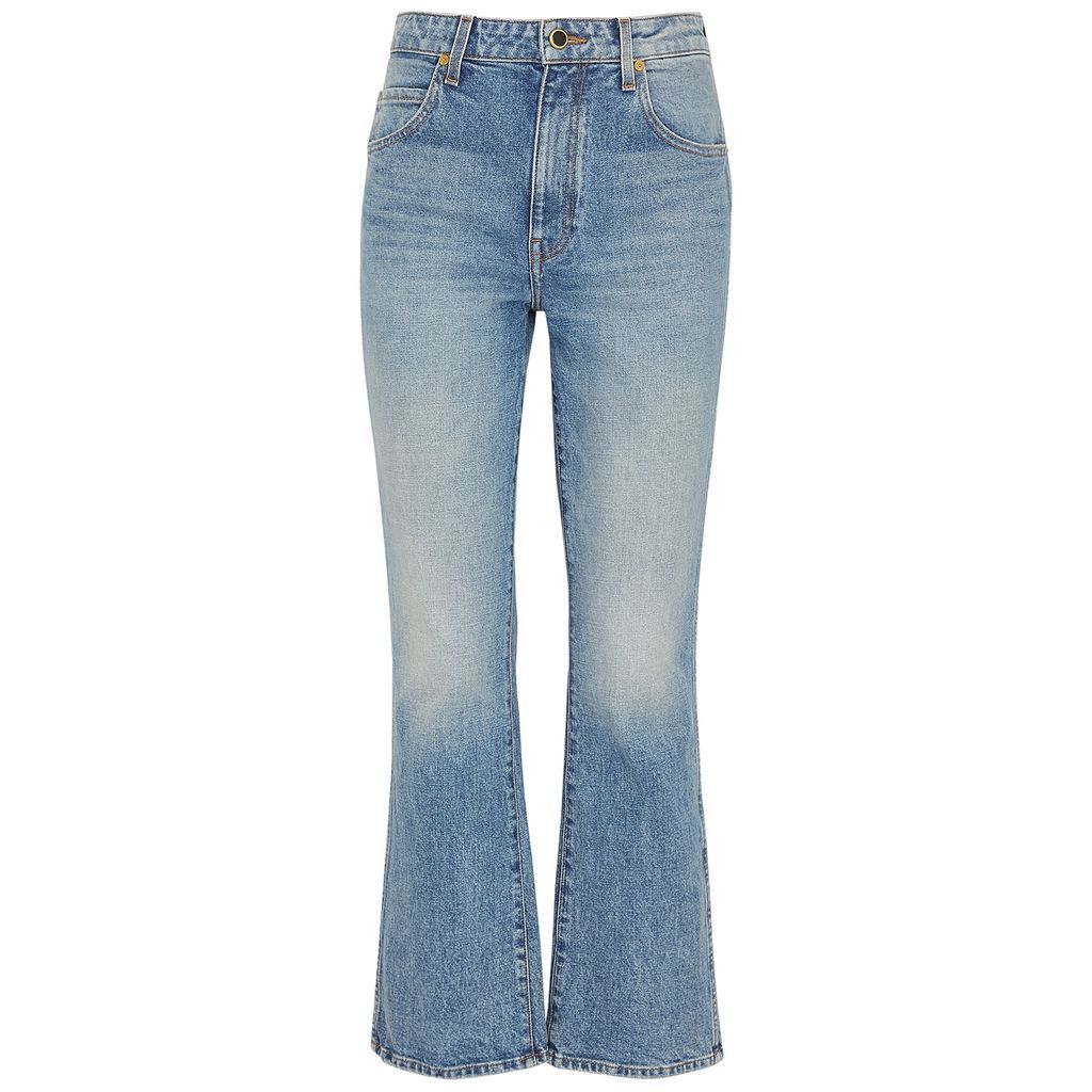Vivian Cropped Bootcut Jeans - Denim - W30