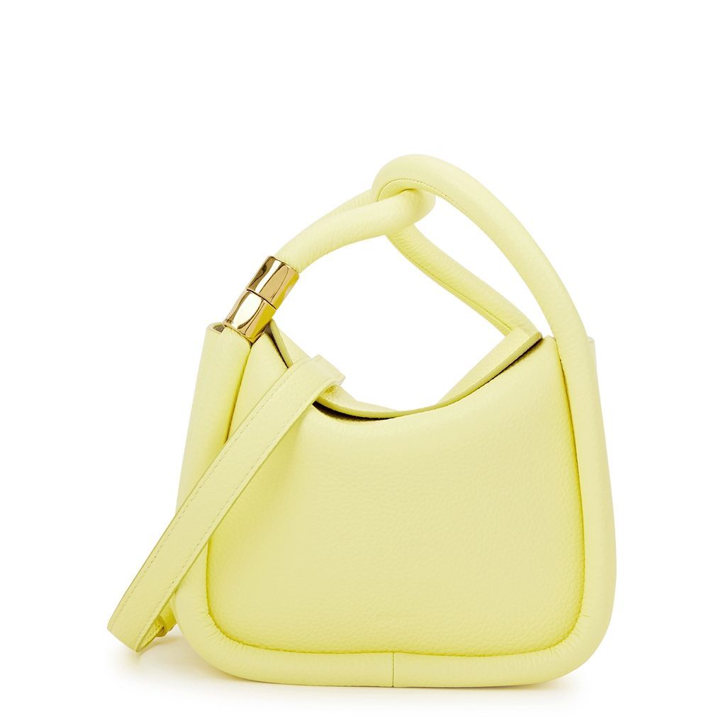 Wonton 20 Leather Top Handle Bag - Yellow