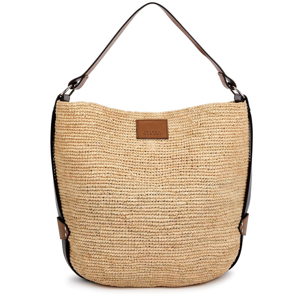 Bayia Raffia Basket Bag - Natural
