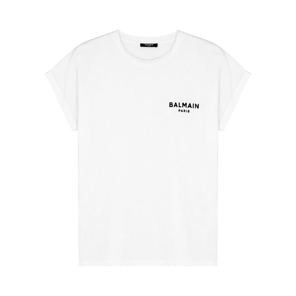 Logo Cotton T-shirt - White And Black - S