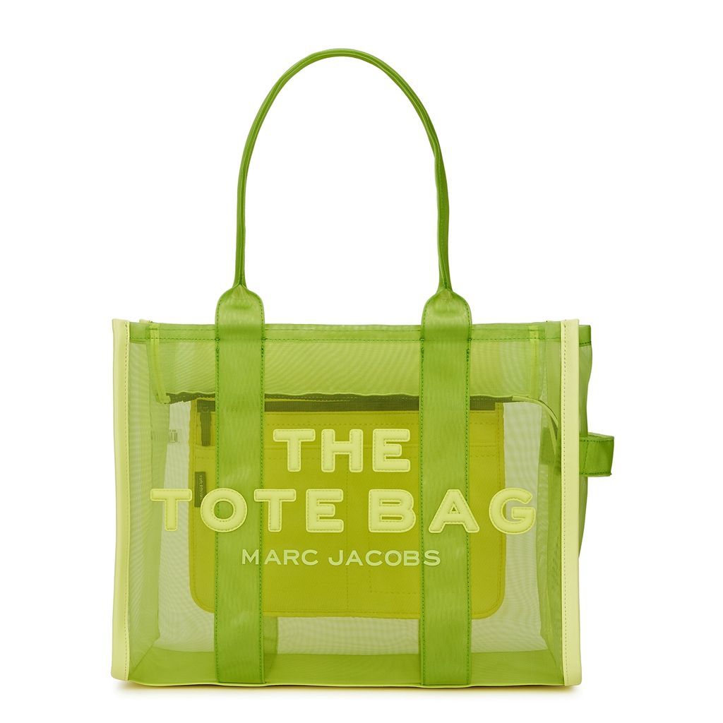 The Tote Large Logo Mesh Tote - Green