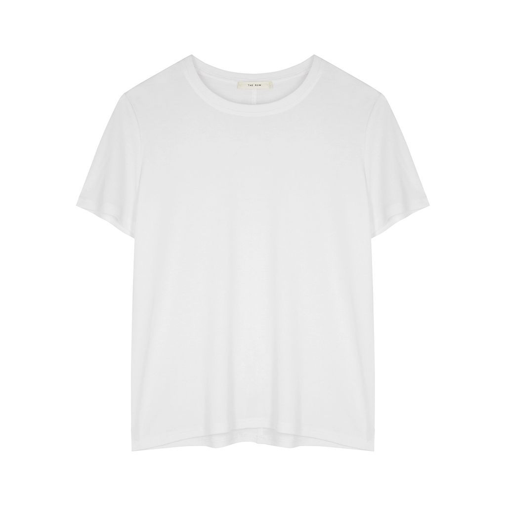 Wesler White Cotton T-shirt - S