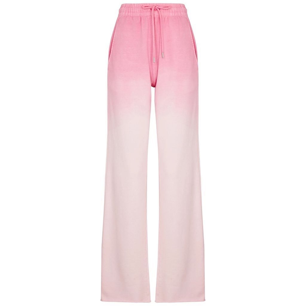 Haskoo Ombré Cotton Sweatpants - Pink - XS