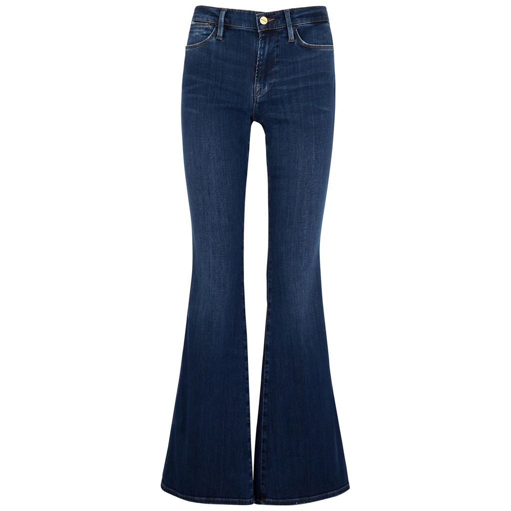 Le High Flare Dark Blue Jeans - W29