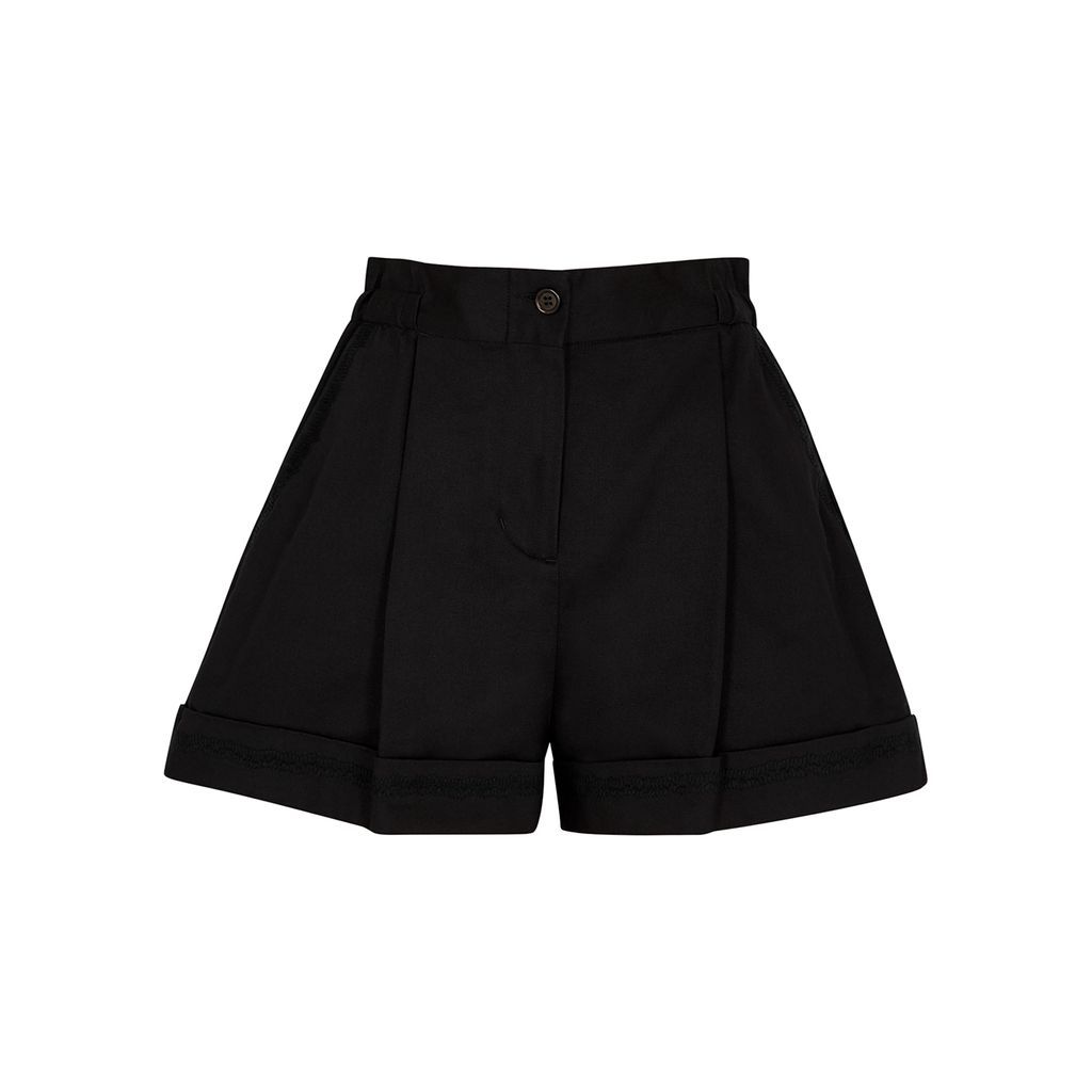 Duinen Cotton Shorts - Black - 10
