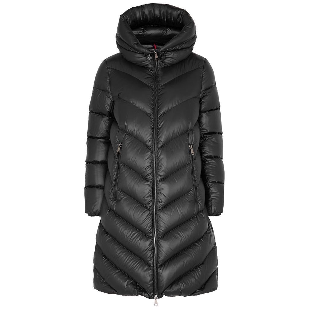 Cambales Black Quilted Shell Coat - 1