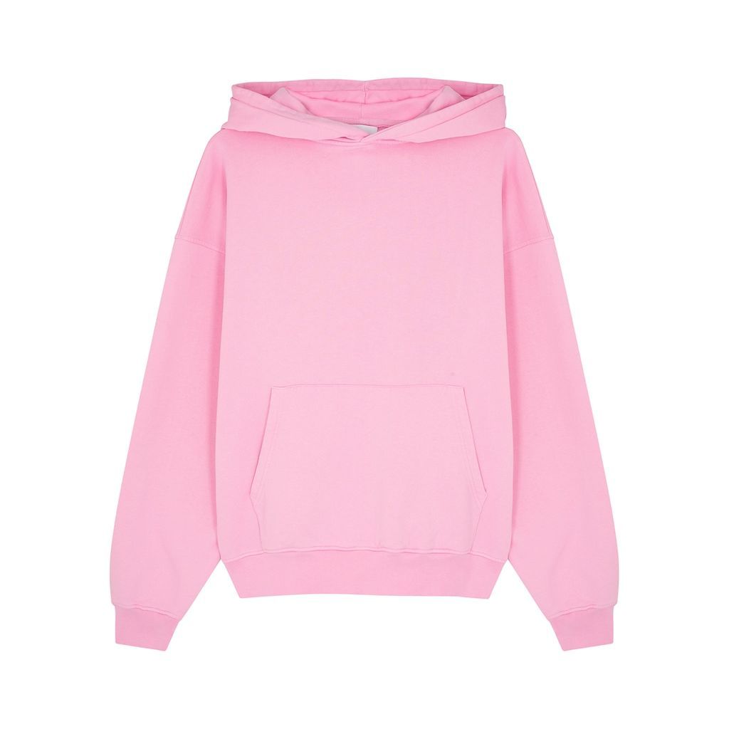 Pink Hooded Cotton Sweatshirt - Light Pink - L