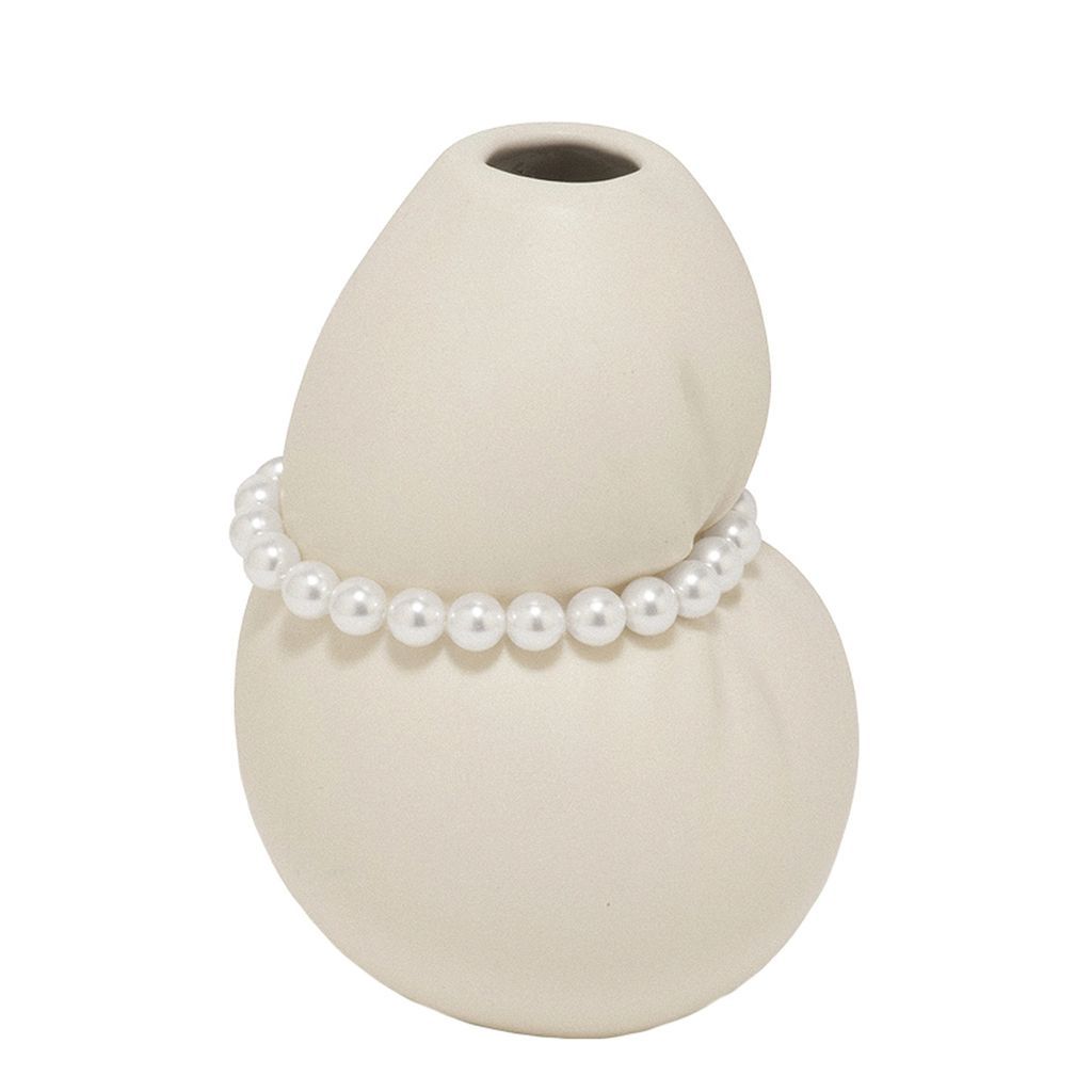 B31 Squeeze Cream Vase - White