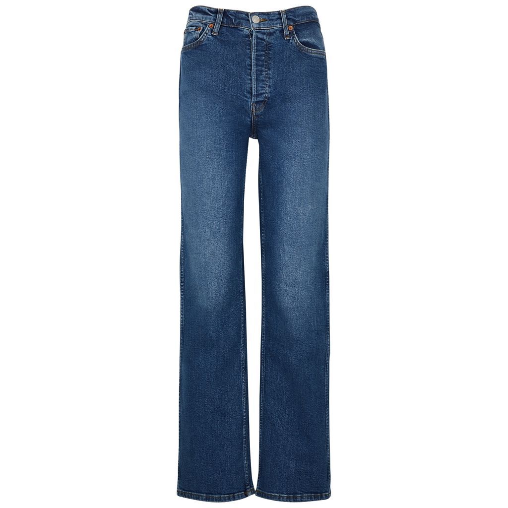 90's Straight-leg Jeans - Blue - W26