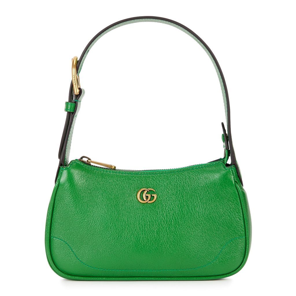 Aphrodite Small Leather Shoulder Bag - Green