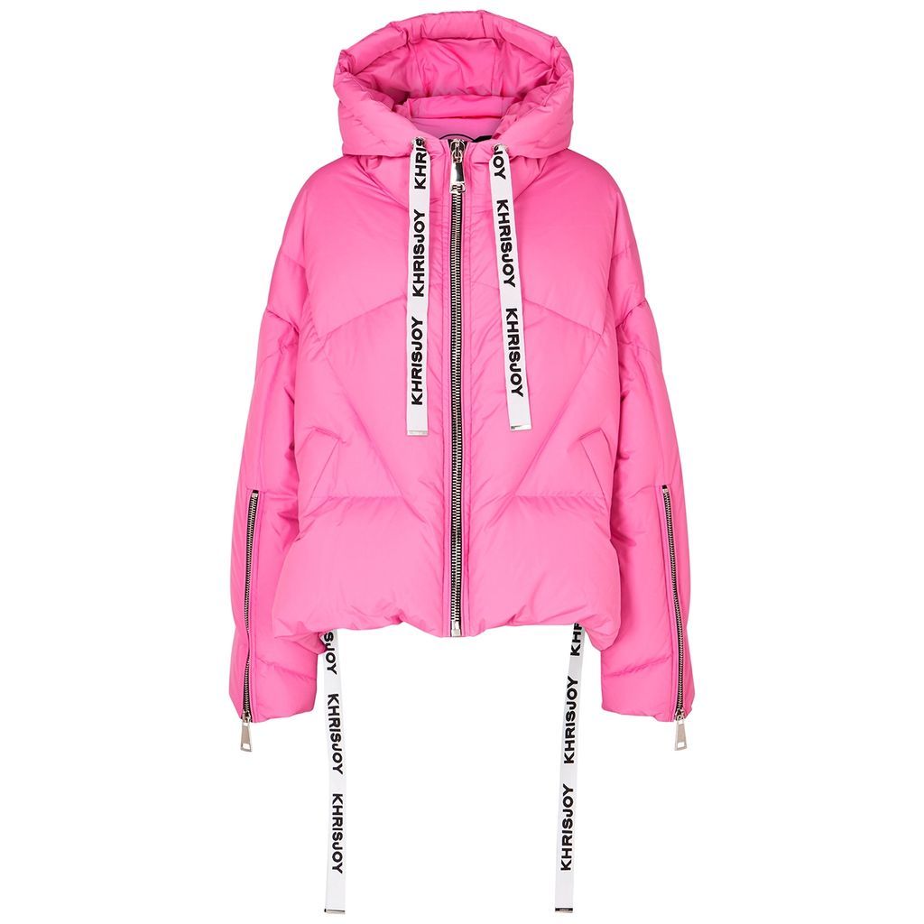 Pink Quilted Shell Jacket - 2