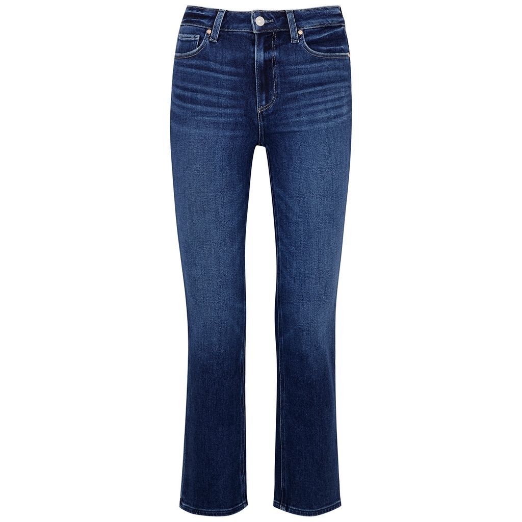Cindy Dark Blue Straight-leg Jeans - W25