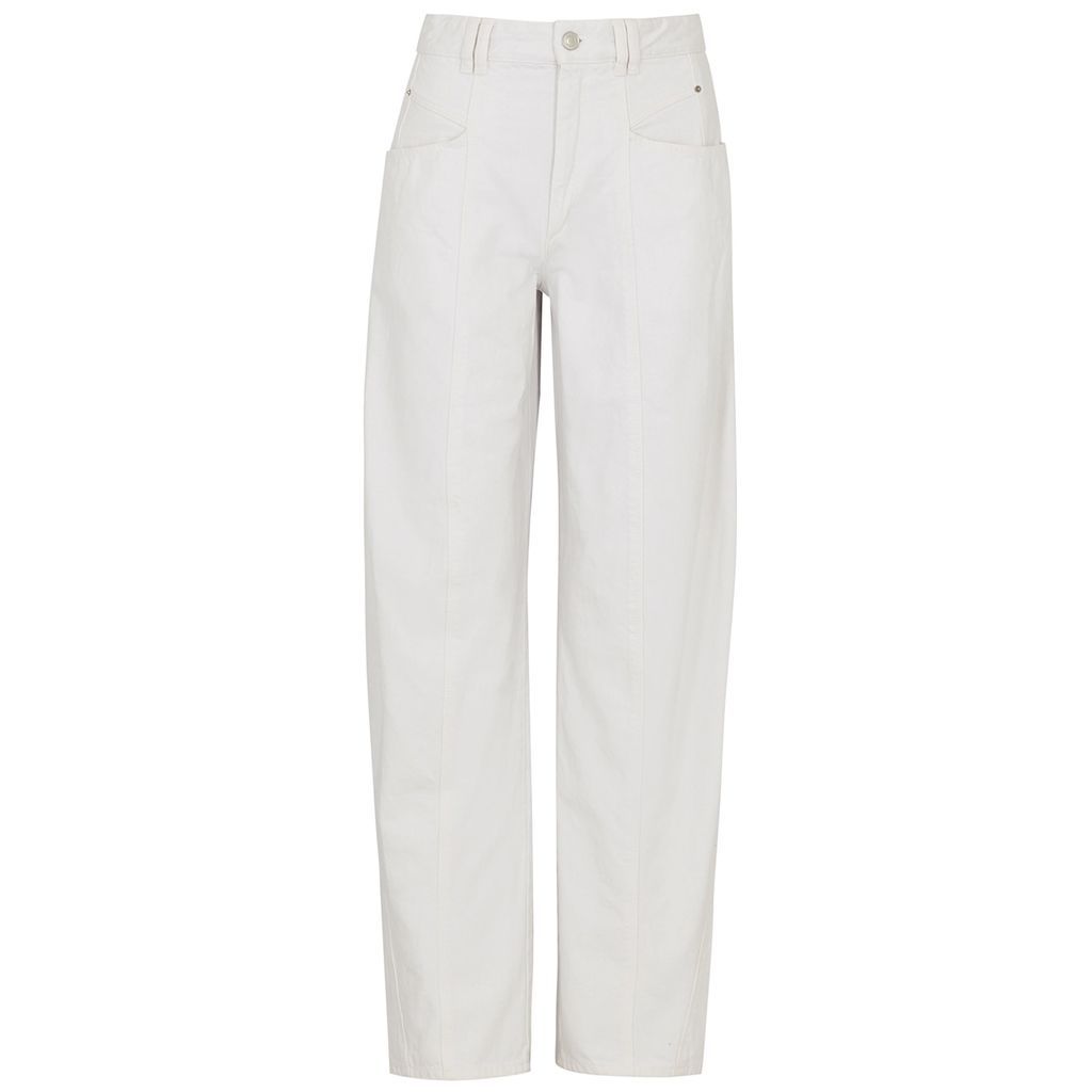 Vetan Wide-leg Jeans - White - 8