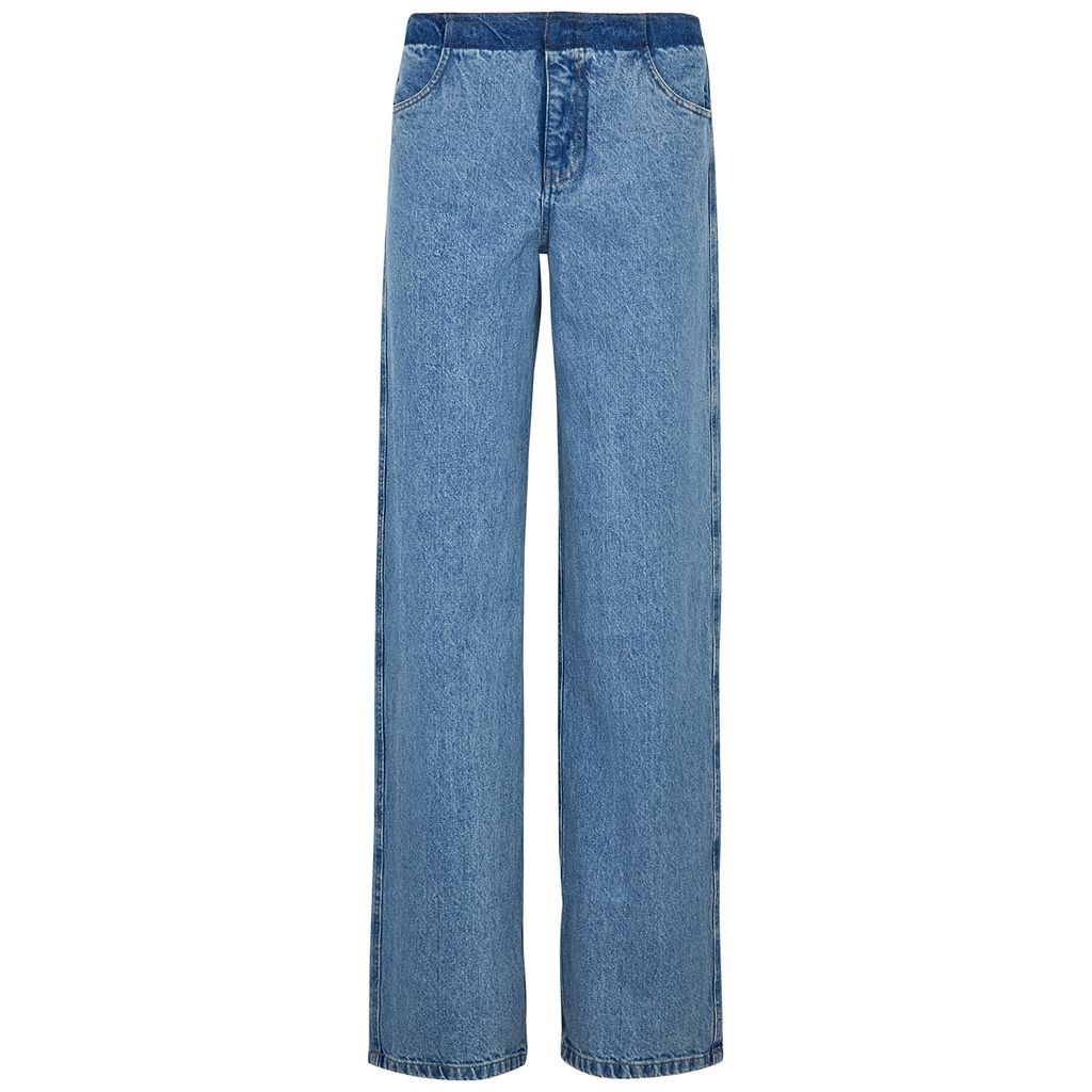 Wide-leg Jeans - Indigo - 14
