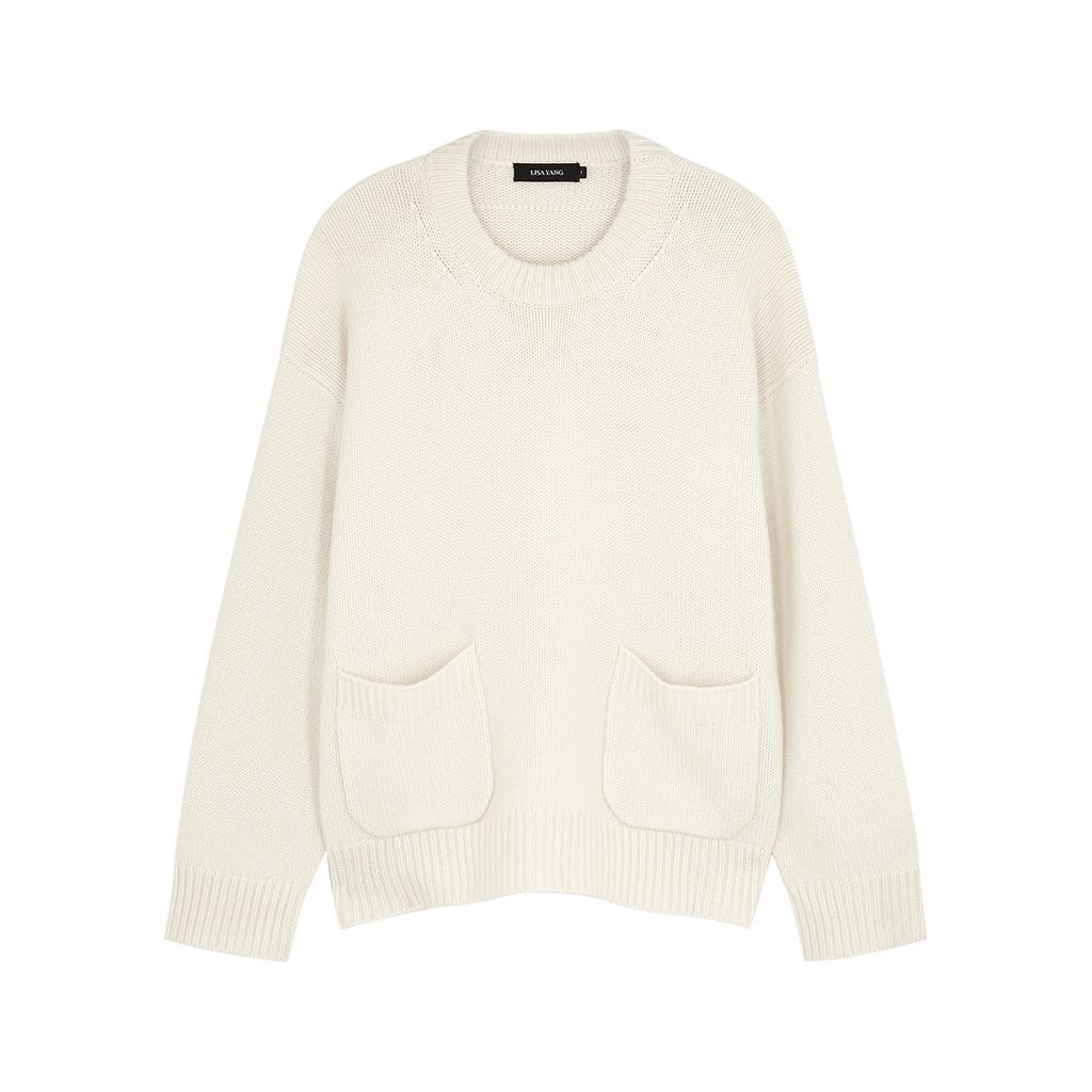 Natasha Cream Cashmere Jumper - 2