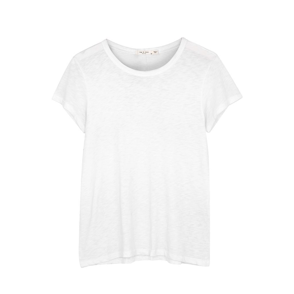 The Tee White Cotton T-shirt - L