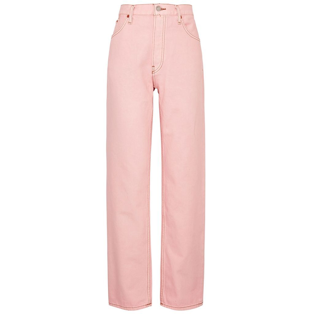 Straight-leg Jeans - Pink - W29