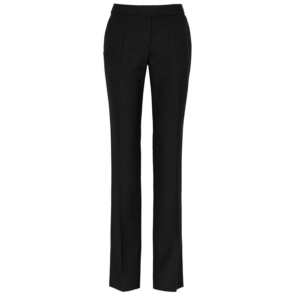 Slim-leg Woven Trousers - Black - 10