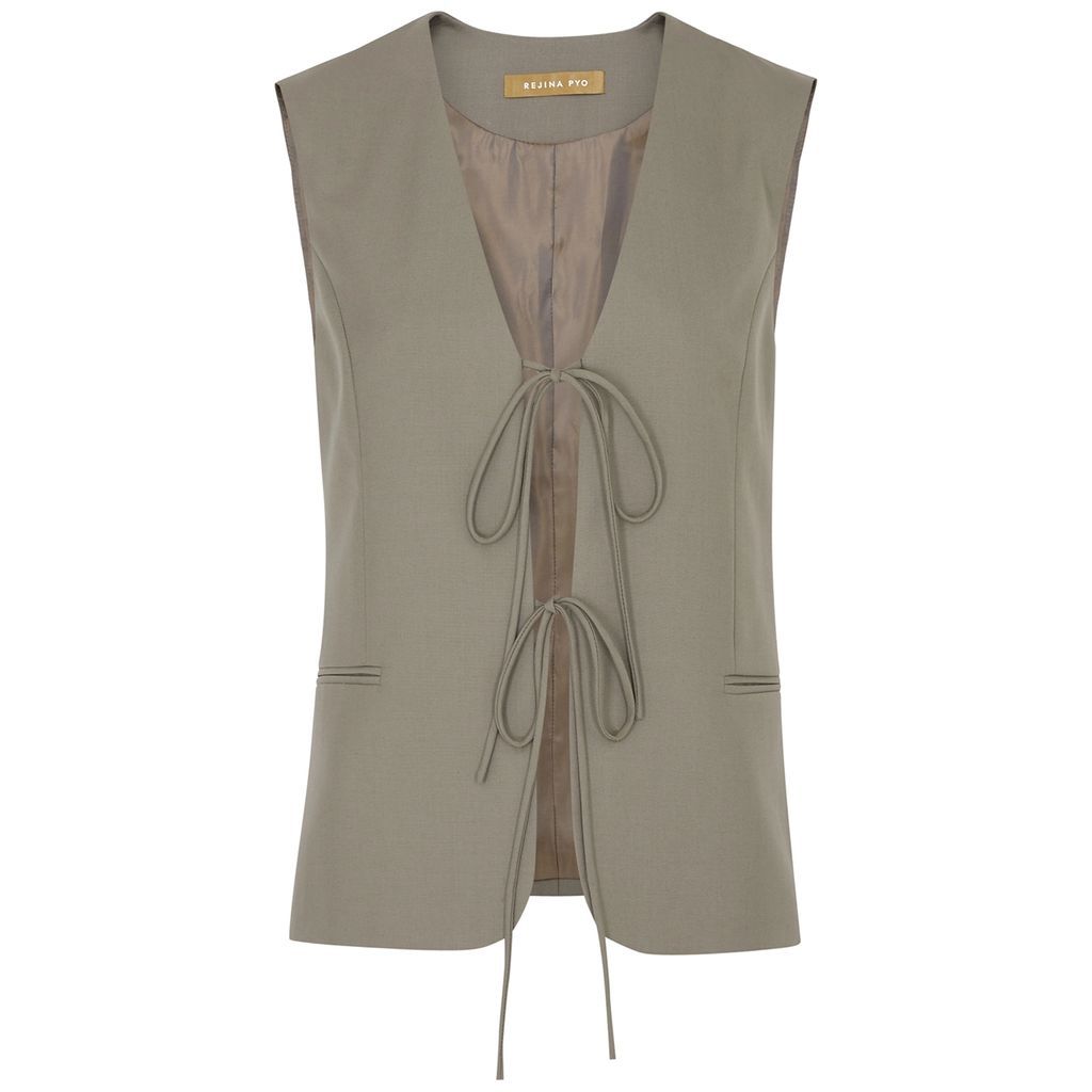 Kit Woven Vest - Brown - 10