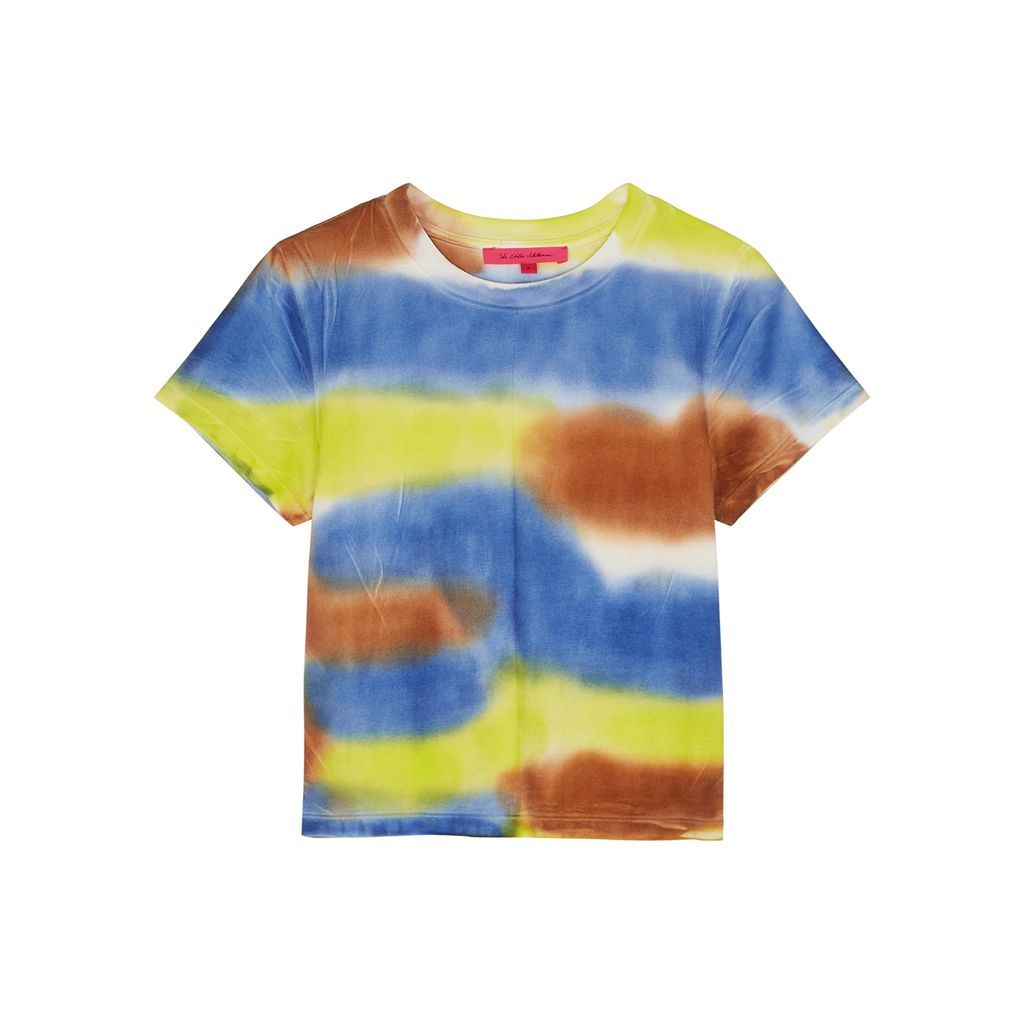 Cascade Printed Cotton-blend T-shirt - Multicoloured - S