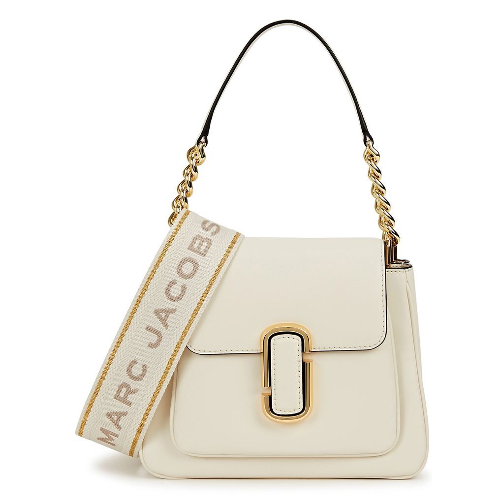 The J Marc Satchel Mini Cross-body Bag - Off White