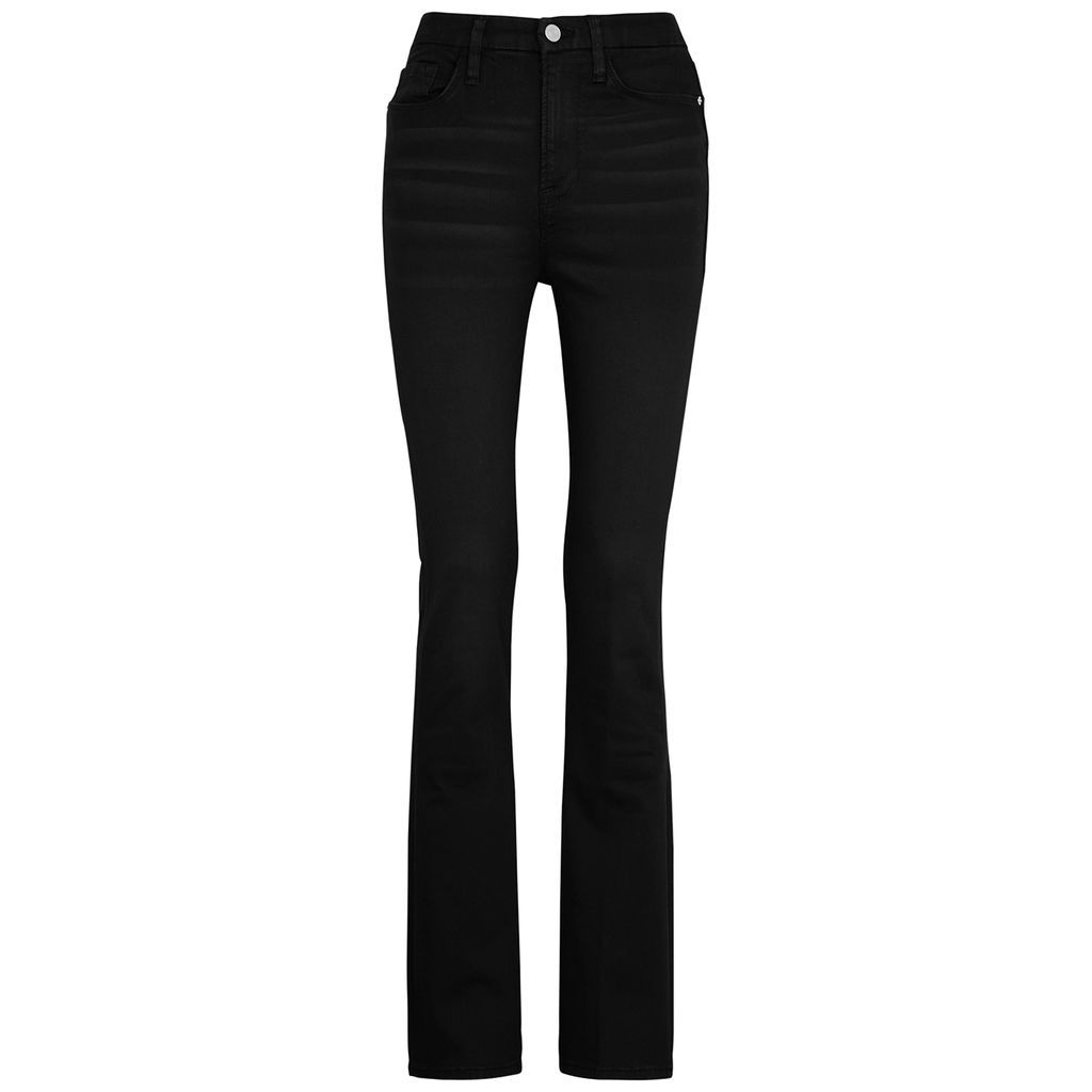 Le Super High Mini Boots Jeans - Black - W24